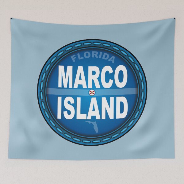 Item preview, Marco Island Florida FL stitching effect designed and sold by studioss76.