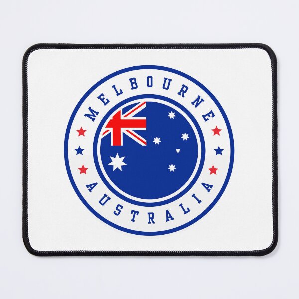 Item preview, Melbourne Australia Flag Badge designed and sold by jeshands.
