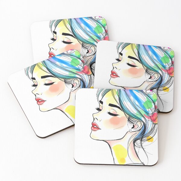 Item preview, Vibrant Portrait of Elegance designed and sold by Vitalka-uk.