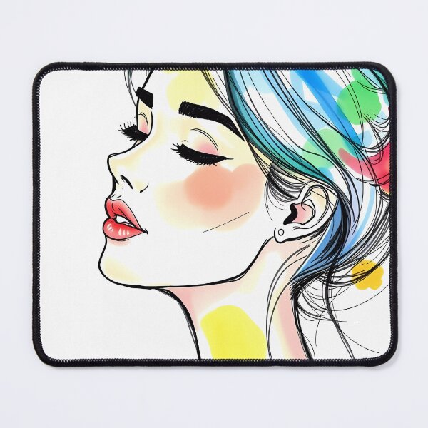 Item preview, Vibrant Portrait of Elegance designed and sold by Vitalka-uk.