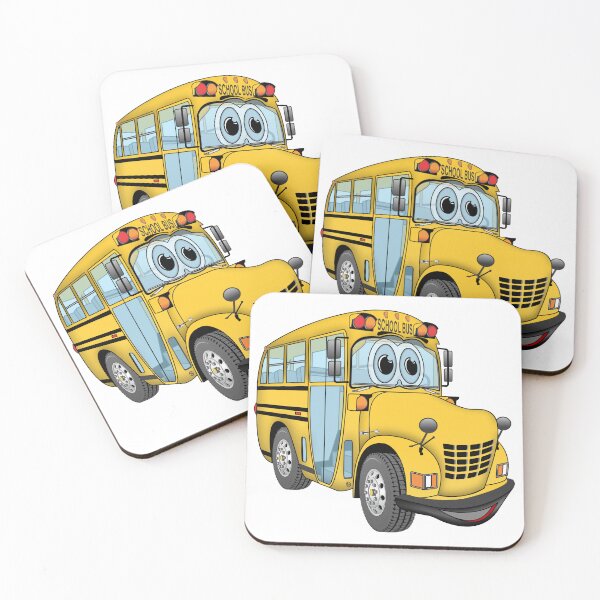 Item preview, School Bus Small Cartoon designed and sold by Scott Hayes.