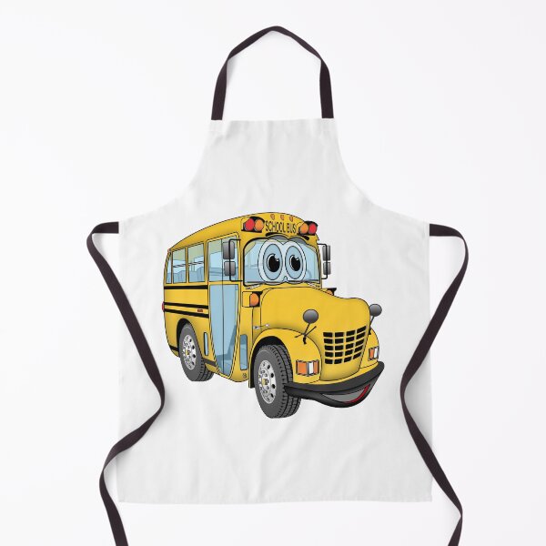 Item preview, School Bus Small Cartoon designed and sold by Scott Hayes.