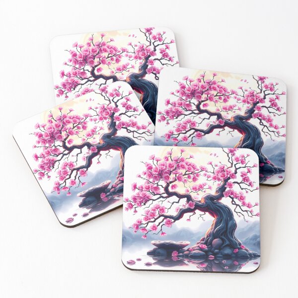 Item preview, Moonlit Serenity of a Blooming Sakura designed and sold by Vitalka-uk.