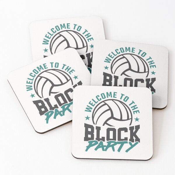 Item preview, Welcome to the Block Party Volleyball  designed and sold by jaygo.