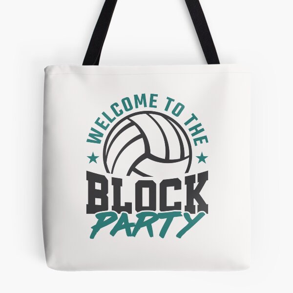 Item preview, Welcome to the Block Party Volleyball  designed and sold by jaygo.