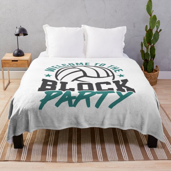 Item preview, Welcome to the Block Party Volleyball  designed and sold by jaygo.
