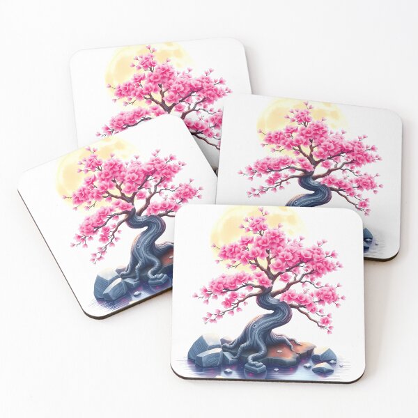 Item preview, Blossoming Sakura Under a Radiant Moon designed and sold by Vitalka-uk.