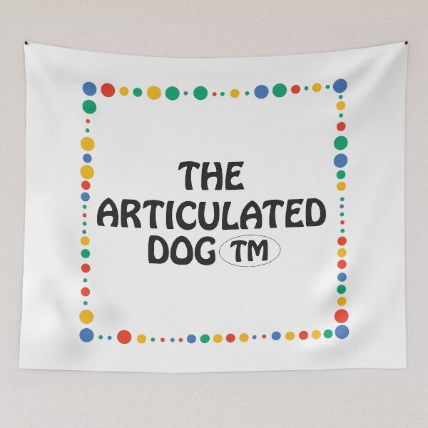 Item preview, The Articulated Dog™ (Logo) 2025 Branding) designed and sold by MixTheArtStudio.