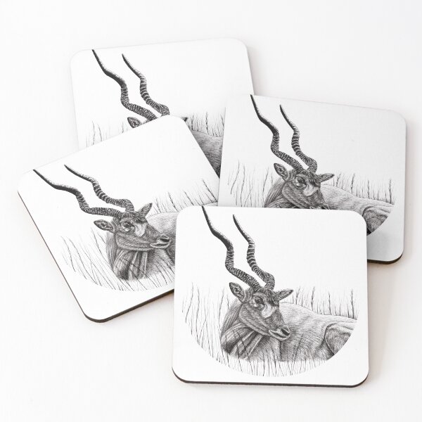 Item preview, Addax illustration designed and sold by LorenDowding.