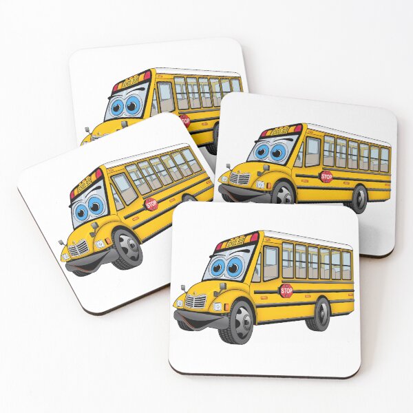 Item preview, Short School Bus Cartoon designed and sold by Scott Hayes.