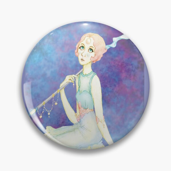 Item preview, Pearl Pin-up (cute sad lesbian) designed and sold by ABIllustrative.