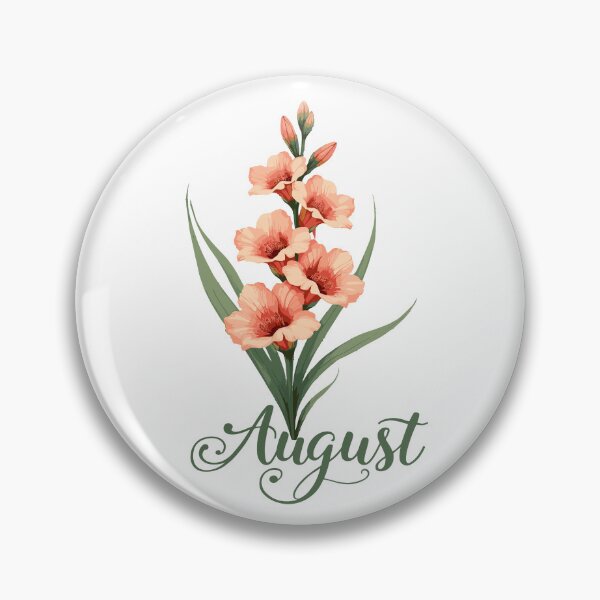 Item preview, August Birthday Gladiolus Bloom designed and sold by Sew Wonderful Custom Prints.