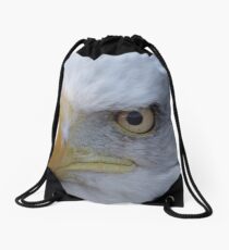 Bald Eagle Eye Drawstring Bag
