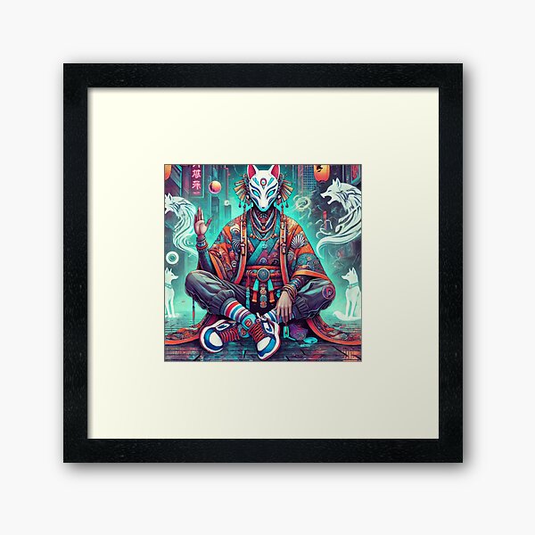 Vista previa del artículo con la obra «Soberano espectral», diseñado y vendido por NeoSamuraiDesigns.