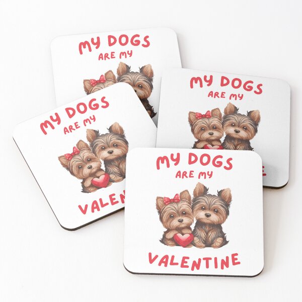 Item preview, My Dogs Are My Valentine designed and sold by 719Cr8ters.