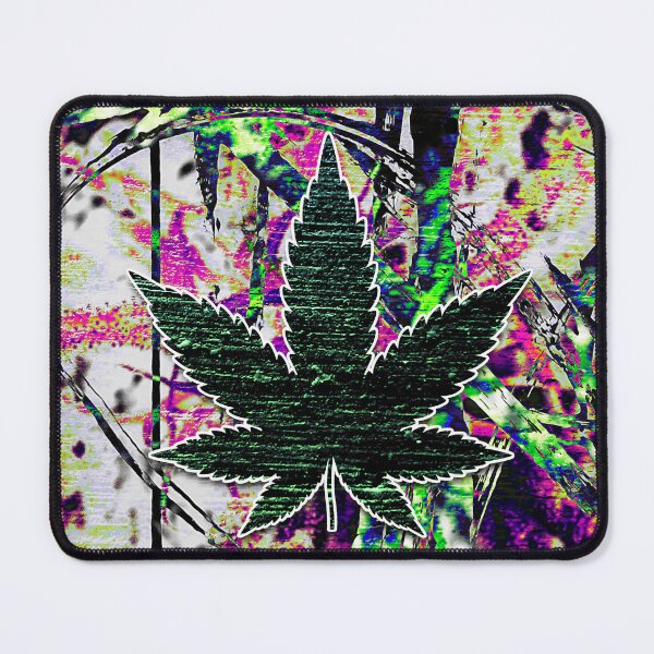 Item preview, Weed trippy art designed and sold by THESE redbubbles.
