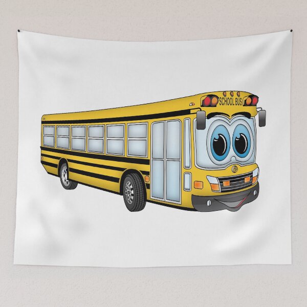 Item preview, Long School Bus Cartoon designed and sold by Scott Hayes.