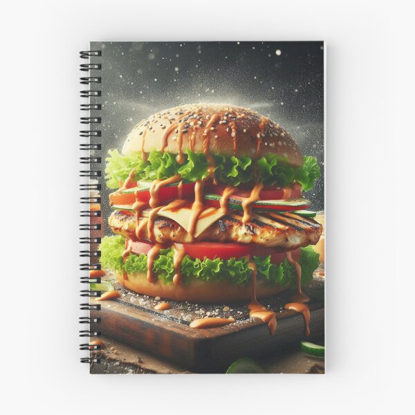Item preview, A towering burger with multiple sauces drizzling down, creating a mouthwatering spectacle designed and sold by homydesign.