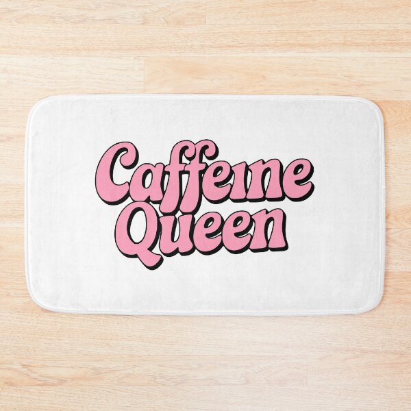 Item preview, Caffeine Queen! Funny Pink Coffee Girl designed and sold by PMCreative.