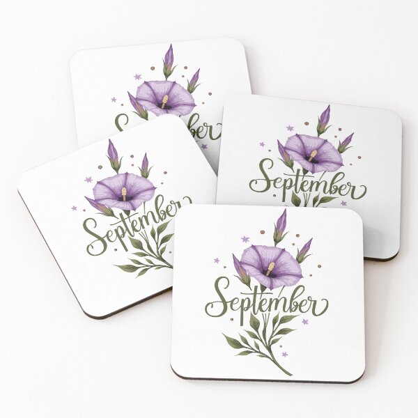 Item preview, Steptember Birthday Morning Glory Flower designed and sold by Sew Wonderful Custom Prints.
