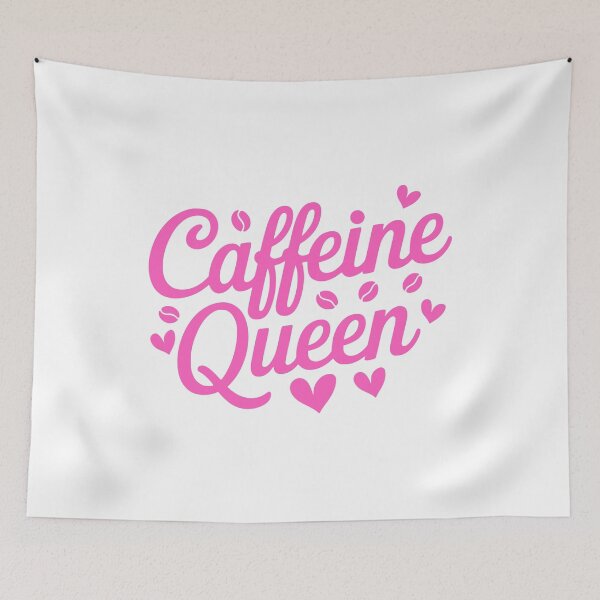 Item preview, Pink Caffeine Queen! Funny Girly Coffee Lover designed and sold by PMCreative.