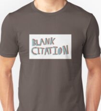 Blank Citation logo (no background) Unisex T-Shirt
