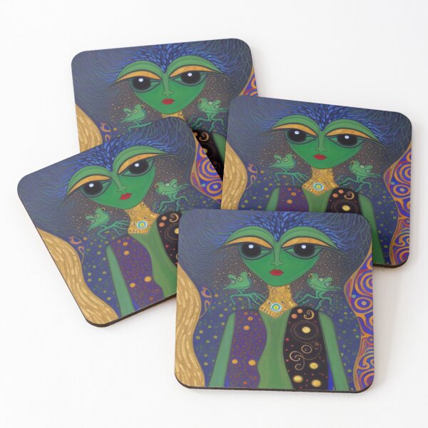 Item preview, Alien Frog Art designed and sold by TheDarkWardrobe.