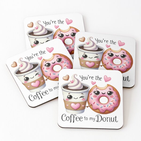 Item preview, You're the Coffee to my Doughnut designed and sold by baebrand-art.