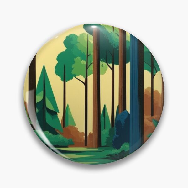 Item preview, Forest Life Geometric Style 2 designed and sold by AlinaSCorner.