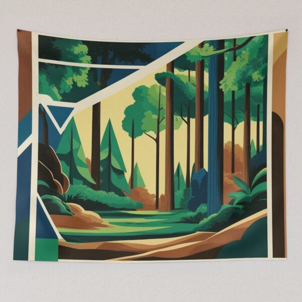 Item preview, Forest Life Geometric Style 2 designed and sold by AlinaSCorner.