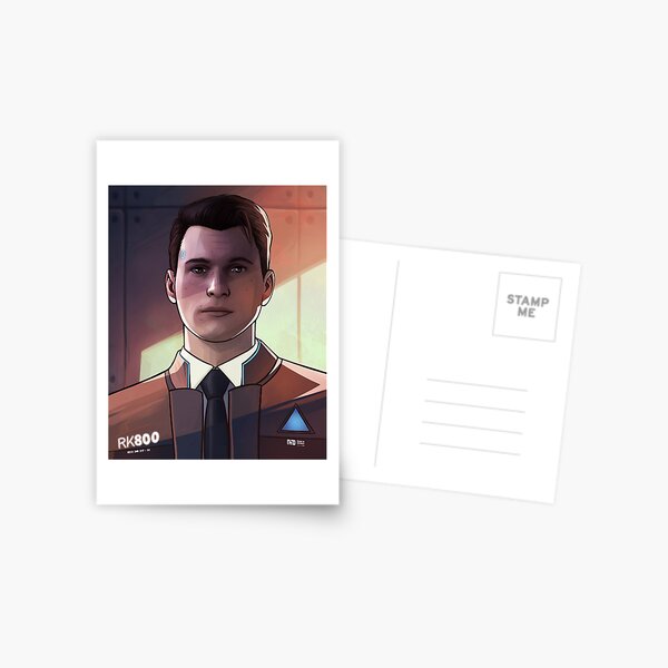 Connor / Detroit: Become Human Postcard for Sale by sunavaire