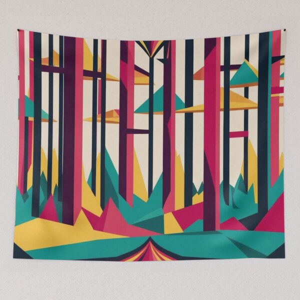 Item preview, Forest Life Geometric Style 3 designed and sold by AlinaSCorner.