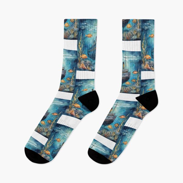 Item preview, Sunken Titanic in an Enchanted Underwater World designed and sold by muitee.