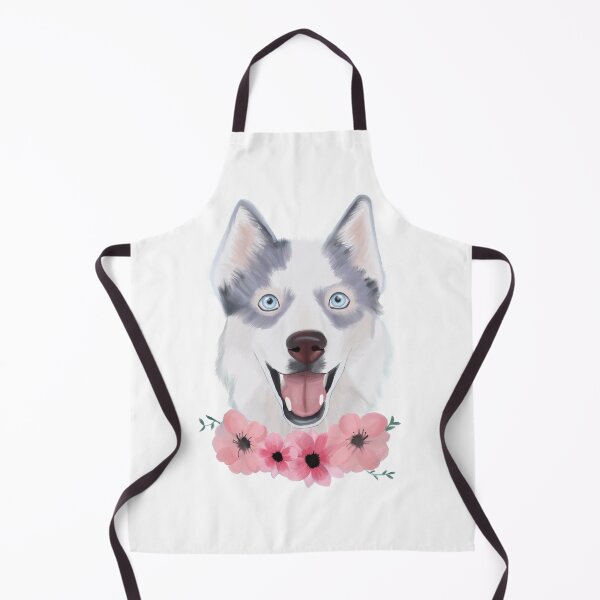 Item preview, Siberian Husky Flowers designed and sold by Tharizart.