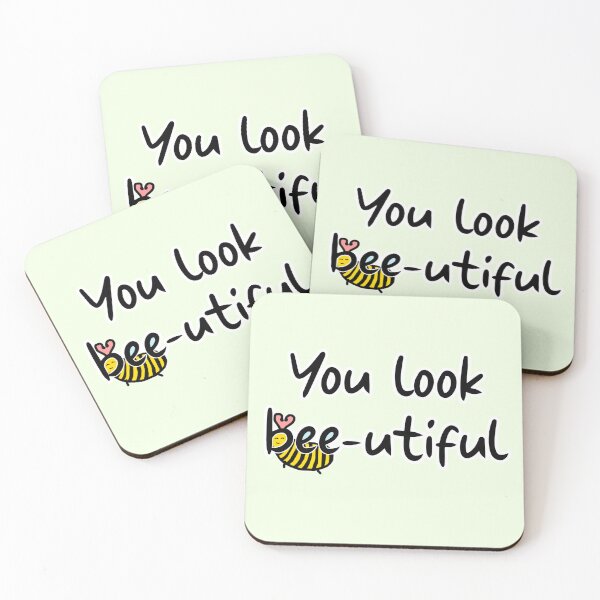 Item preview, "You Look Bee-utiful" designed and sold by CrimsonAdri.