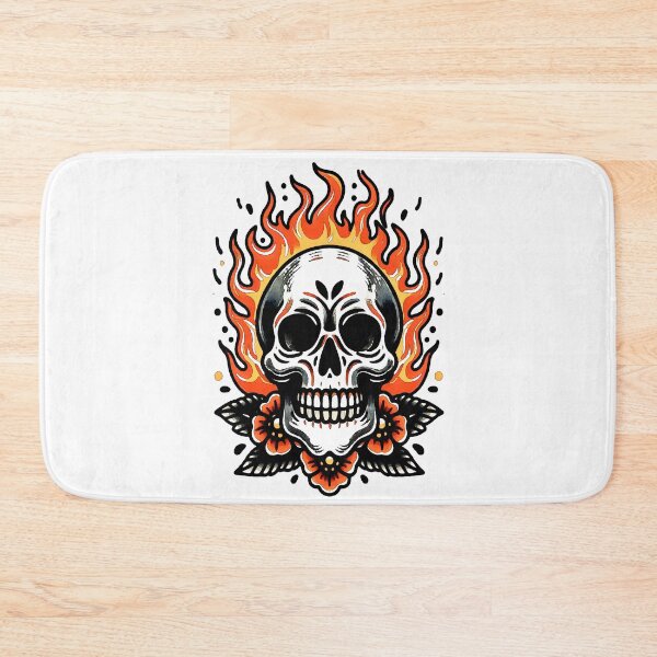 Item preview, Skull in Flames designed and sold by ViaARTfactory.