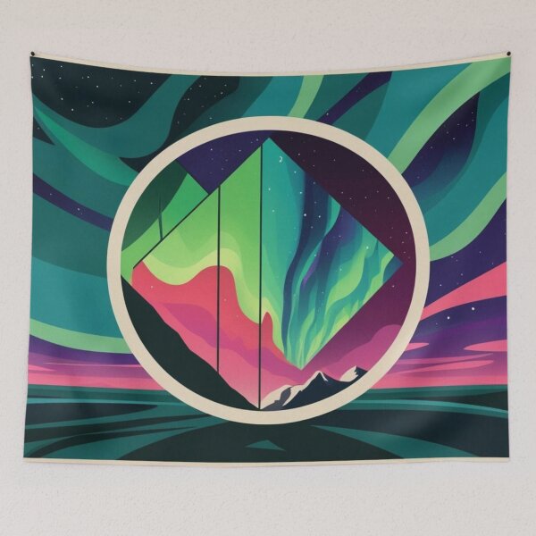 Item preview, Aurora Borealis - abstract design  designed and sold by AlinaSCorner.
