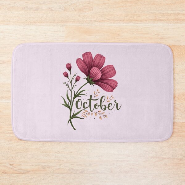 Item preview, October Birthday Cosmos Flower designed and sold by Sew Wonderful Custom Prints.