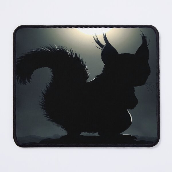 Item preview, cute squirrel silhouetted against a bright light source designed and sold by Zoa220.