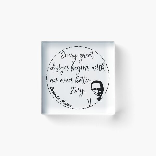 Item preview, Lorinda Mamo - Every great design begins with an even better story.   designed and sold by TextPilotFrog.