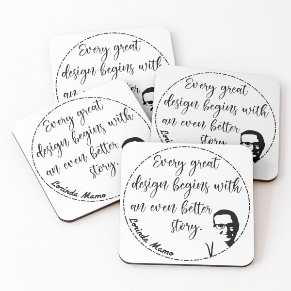 Item preview, Lorinda Mamo - Every great design begins with an even better story.   designed and sold by TextPilotFrog.
