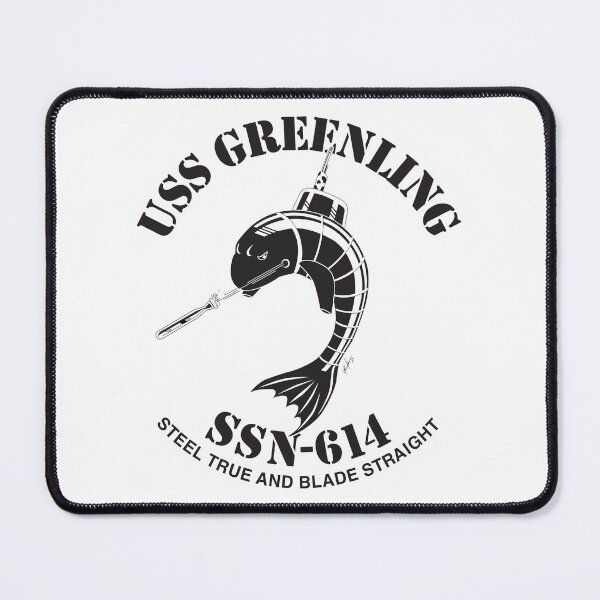 Item preview, USS Greenling-BW designed and sold by Kirk Farkas.