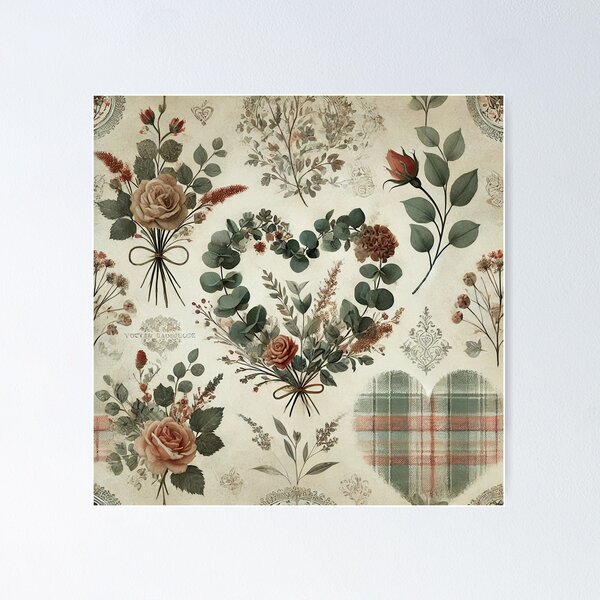 Item preview, Rustic Love Blooms designed and sold by MellowLazy.