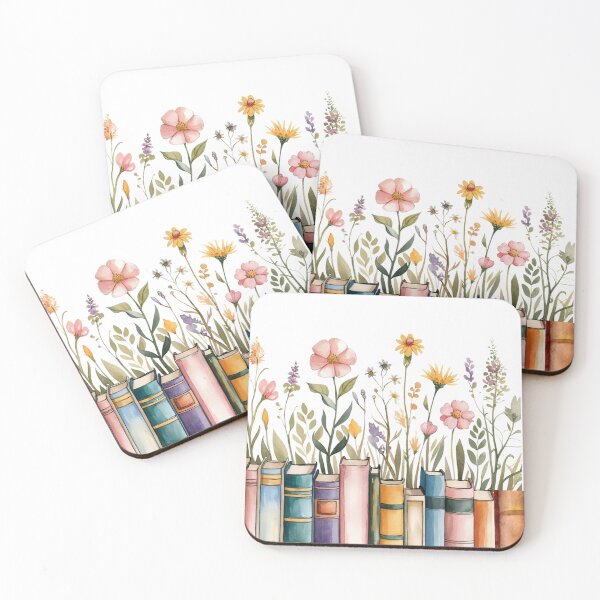 Item preview, Books And Flowers designed and sold by TheCatmeow2000.