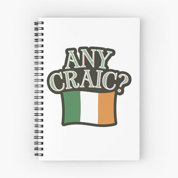 Item preview, Any Craic? Die Cut Irish Flag Design designed and sold by Peter Stawicki.