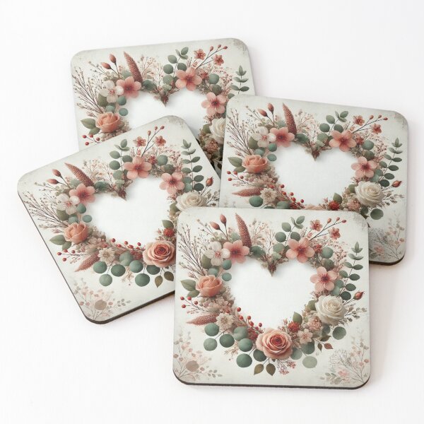 Item preview, Floral Heart Elegance designed and sold by MellowLazy.