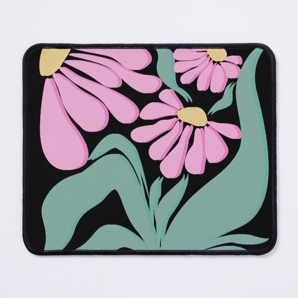Item preview, Boho Floral Pink Abstract Flowers designed and sold by BeansHotTees.
