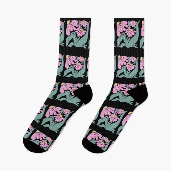 Item preview, Boho Floral Pink Abstract Flowers designed and sold by BeansHotTees.