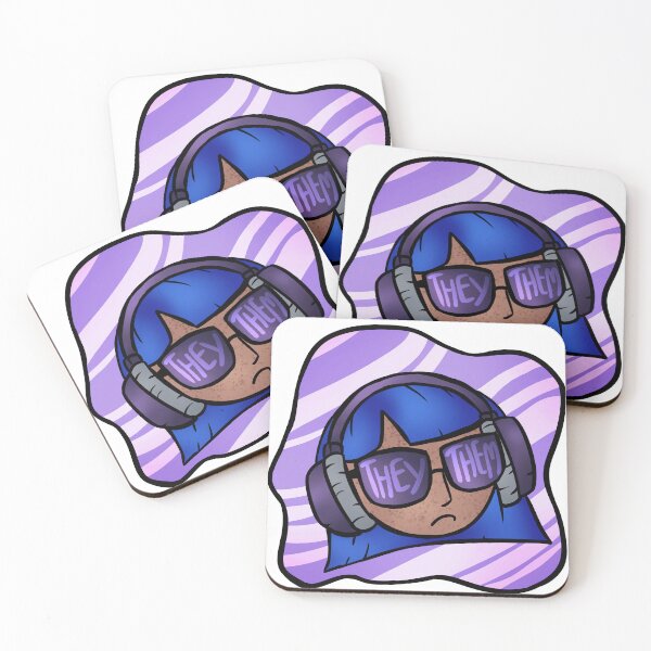 Item preview, THEY/THEM Purple designed and sold by SandTrap Sorcery.