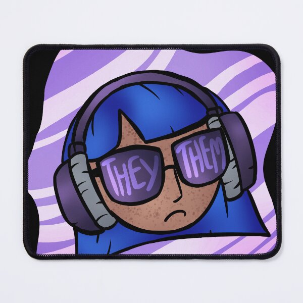 Item preview, THEY/THEM Purple designed and sold by SandTrap Sorcery.